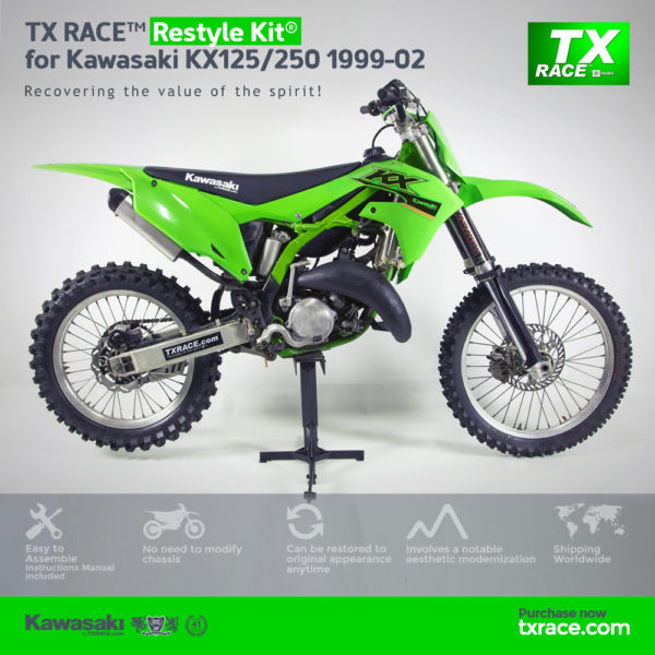 TX RACE™ Restyle Kit® for Kawasaki KX125/250 1999-2002