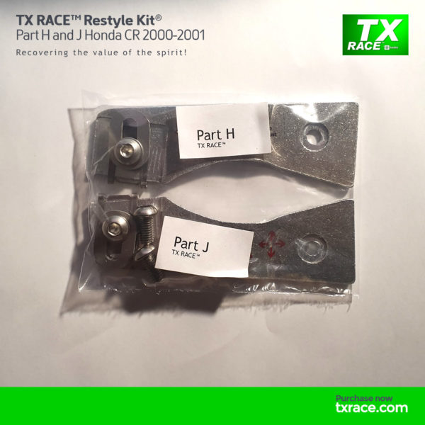 TX RACE™ Restyle Kit® Part H and J for Honda CR 2000-2001