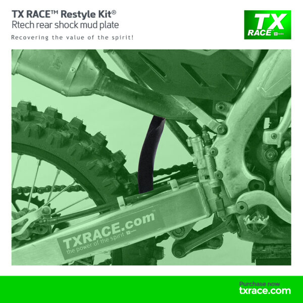 TX RACE™ Restyle Kit® Rear Shock Mud Plate